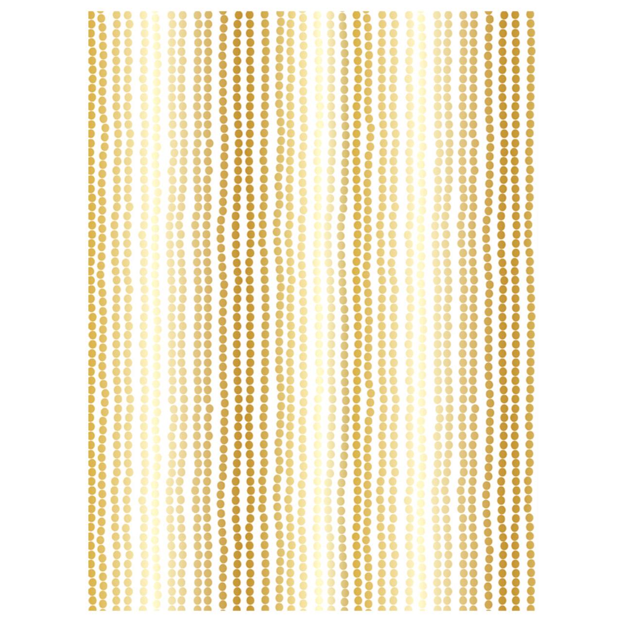 JAM Paper Gold Dynamic Dots Design Tissue Paper, 12ct.